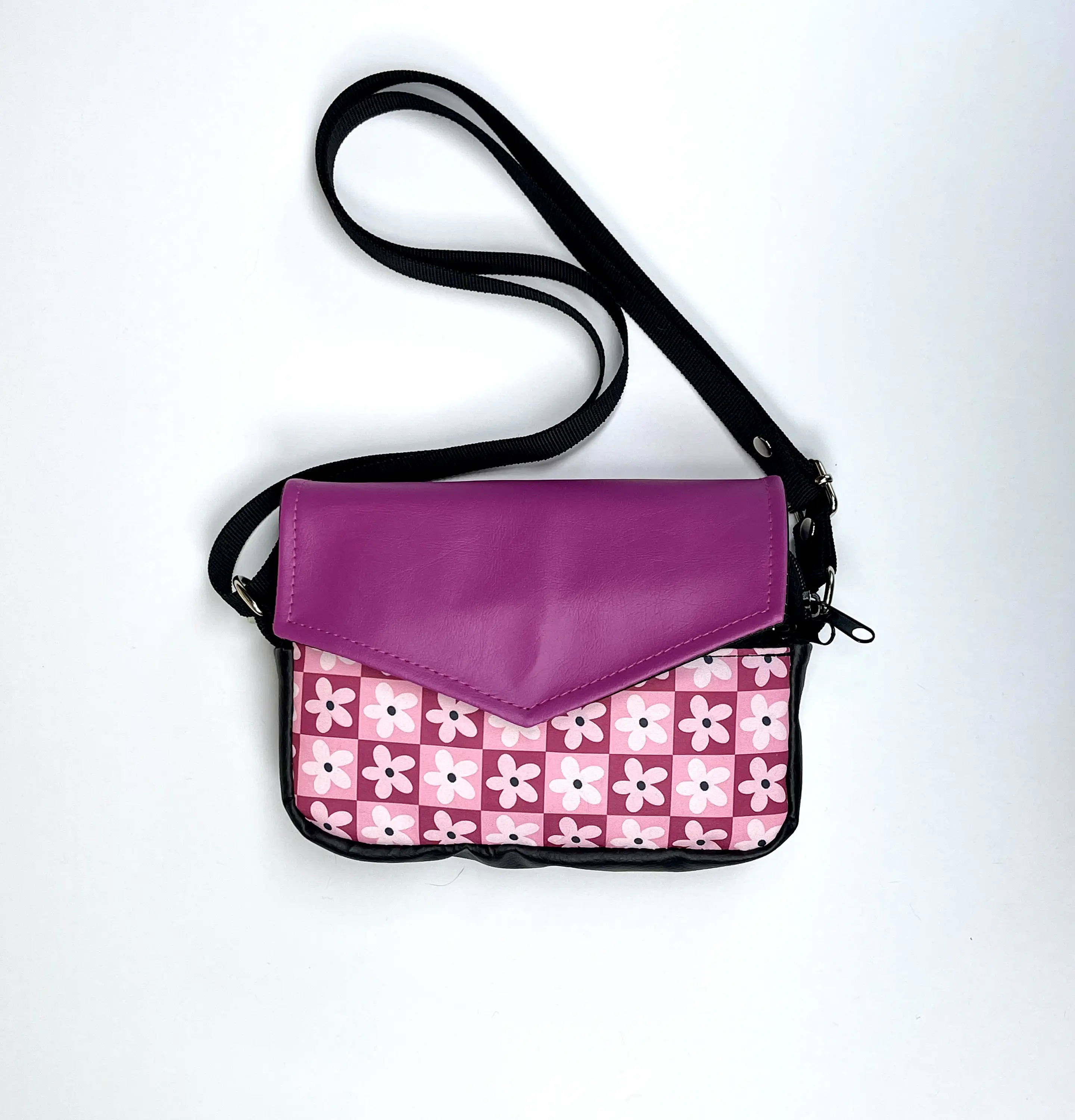 Pocket Sobrecito flores Rosa Y Magenta 1