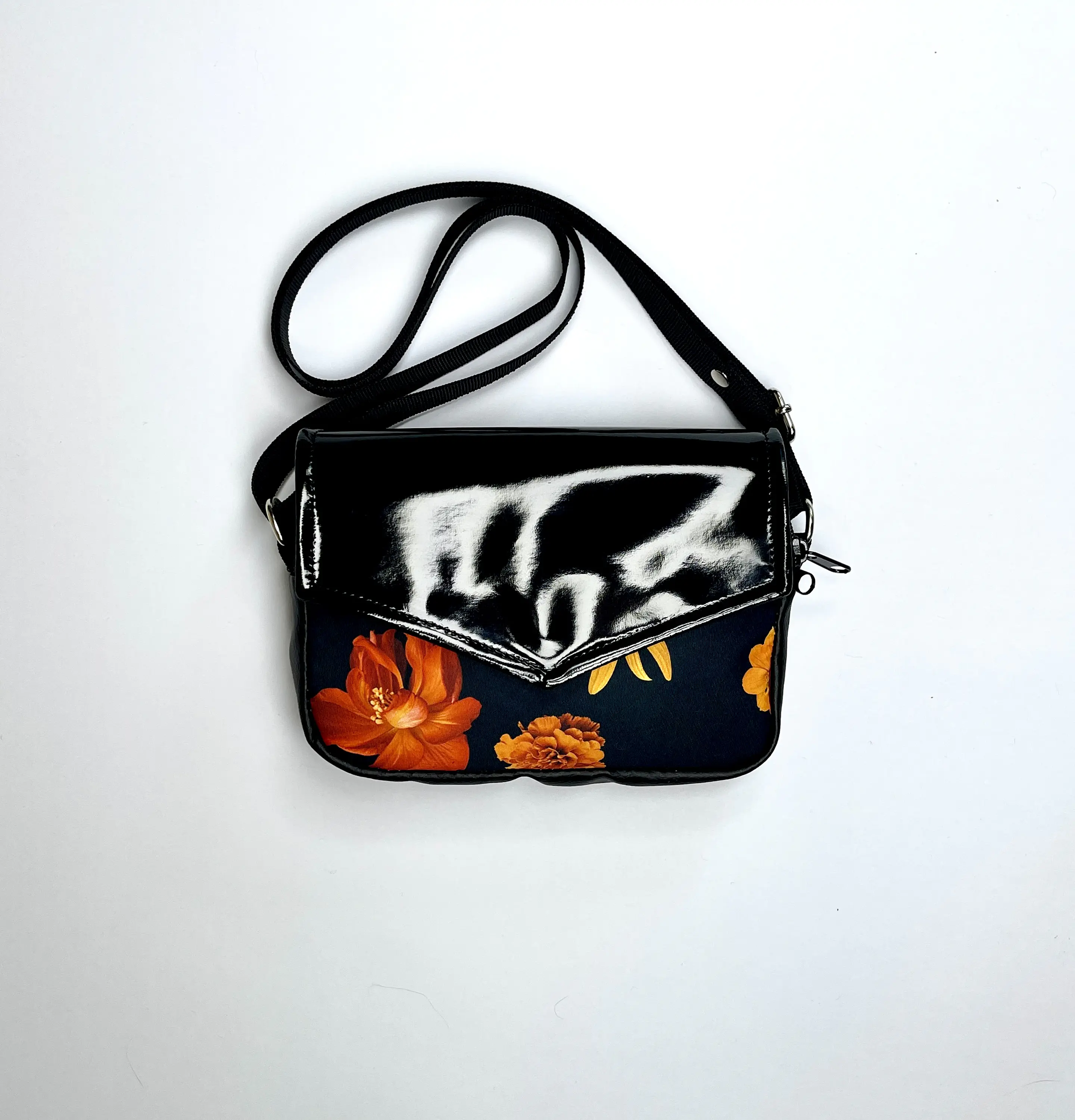 Pocket Sobrecito Flores Naranjas 1