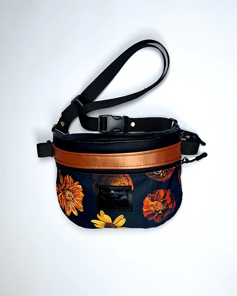 Bolso/Banano Picnic Flores Naranjas