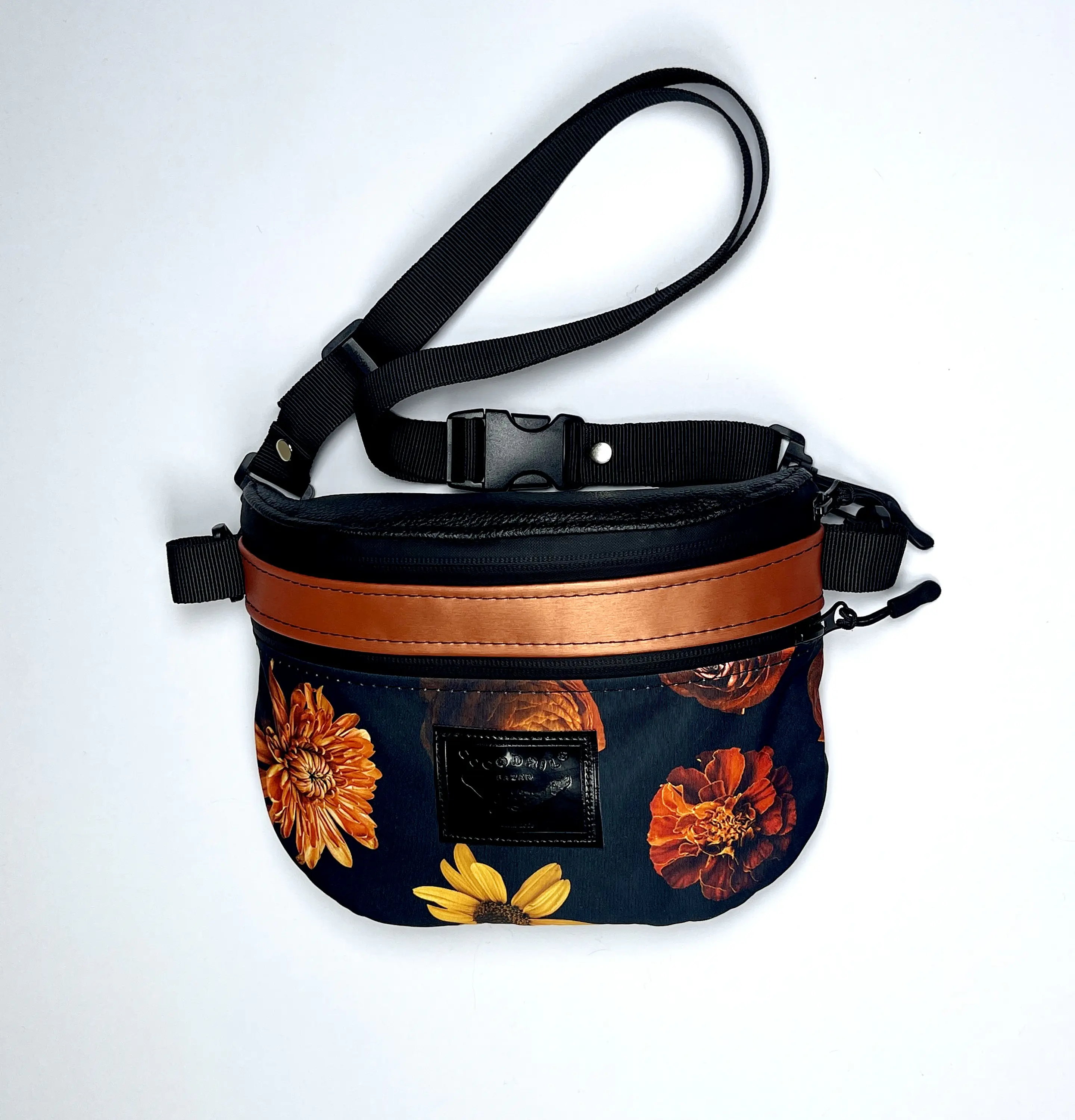 Bolso/Banano Picnic Flores Naranjas 1