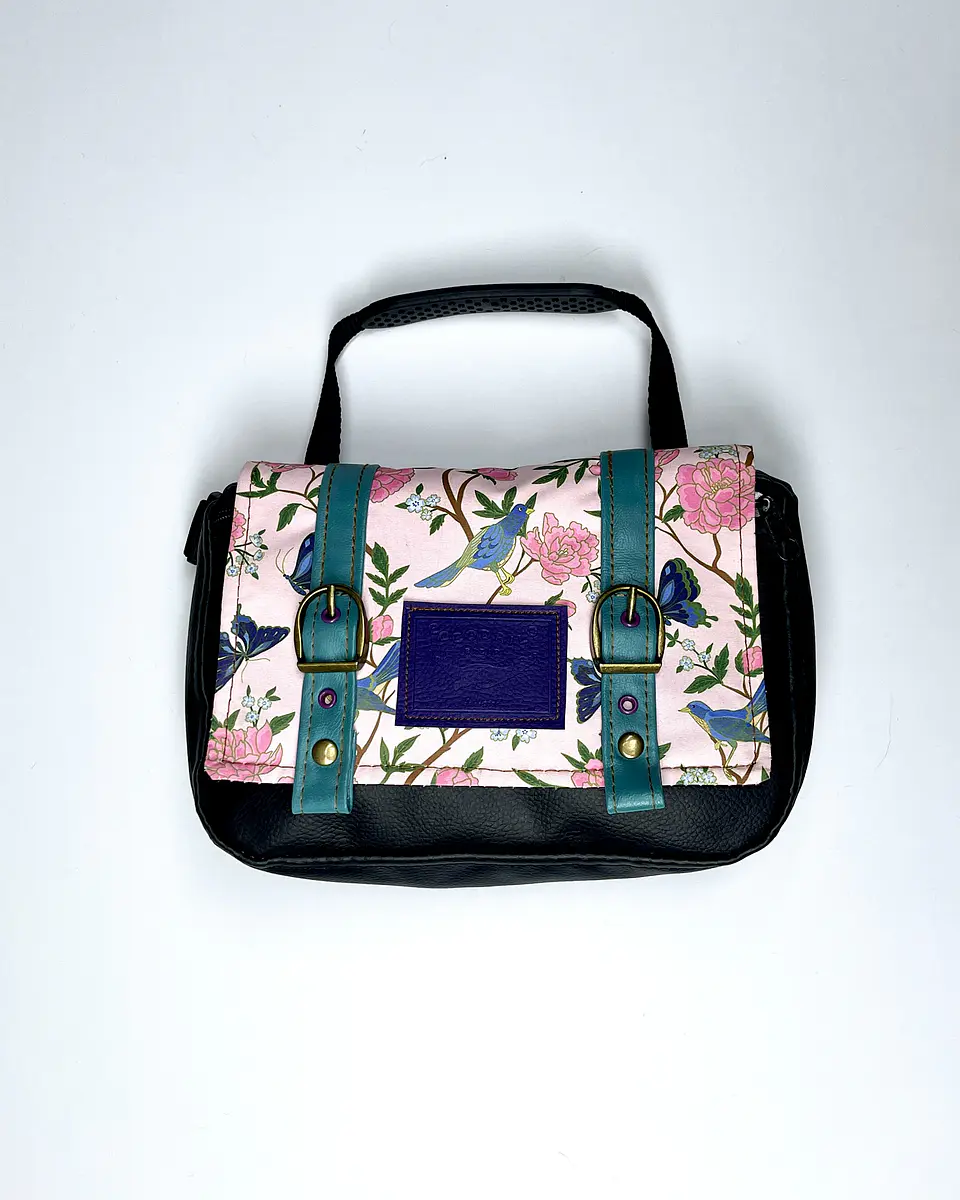 Bolso/Banano Sabrina Pájaros Rosa 1