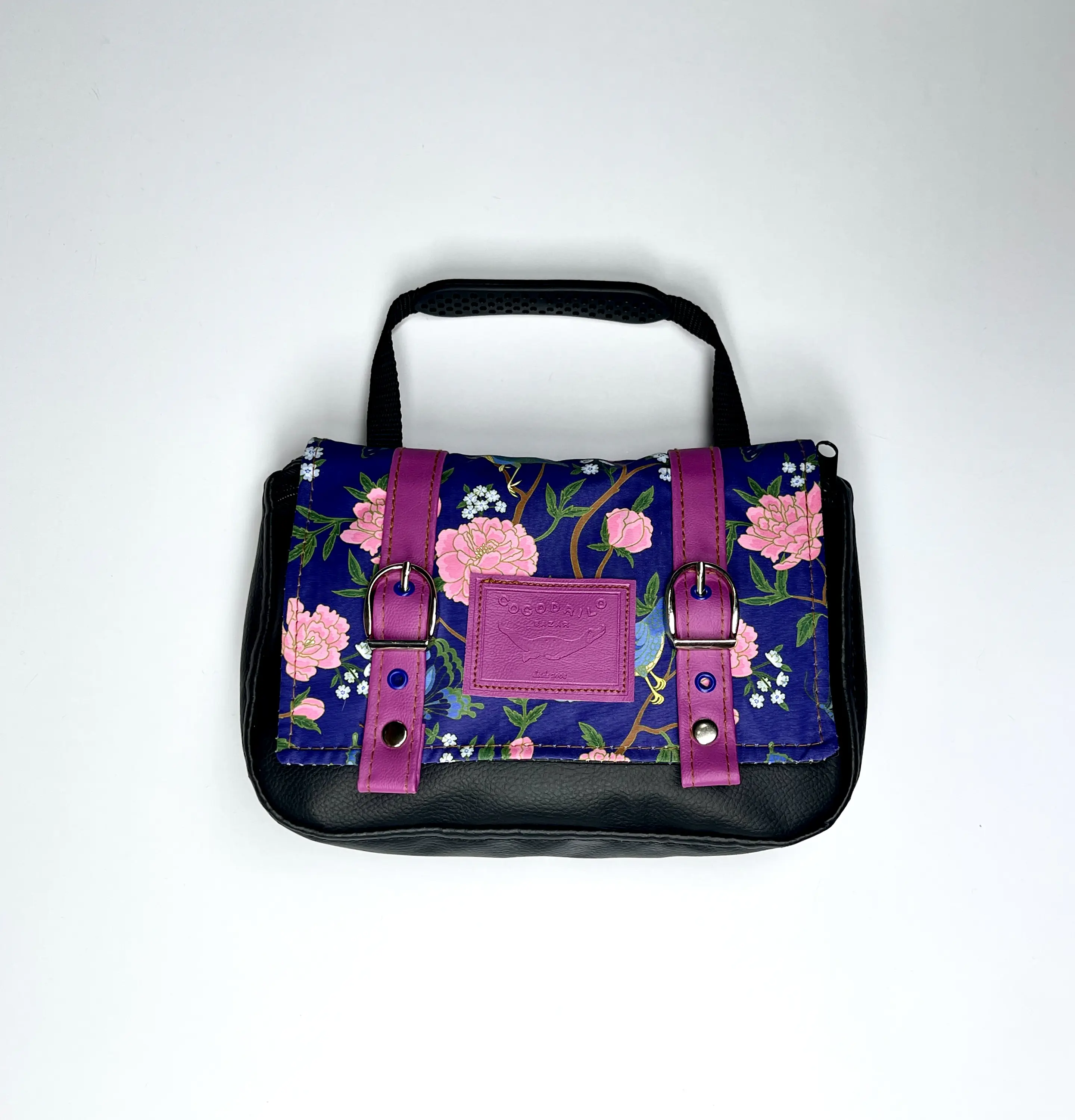 Bolso/Banano Sabrina Pájaros Azul 1