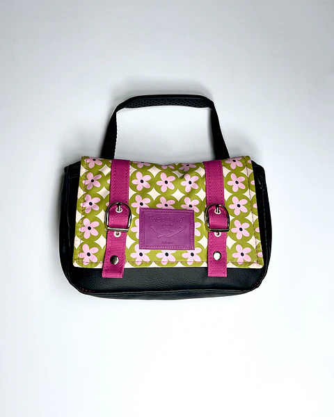 Bolso/Banano Sabrina Rosa y Verde