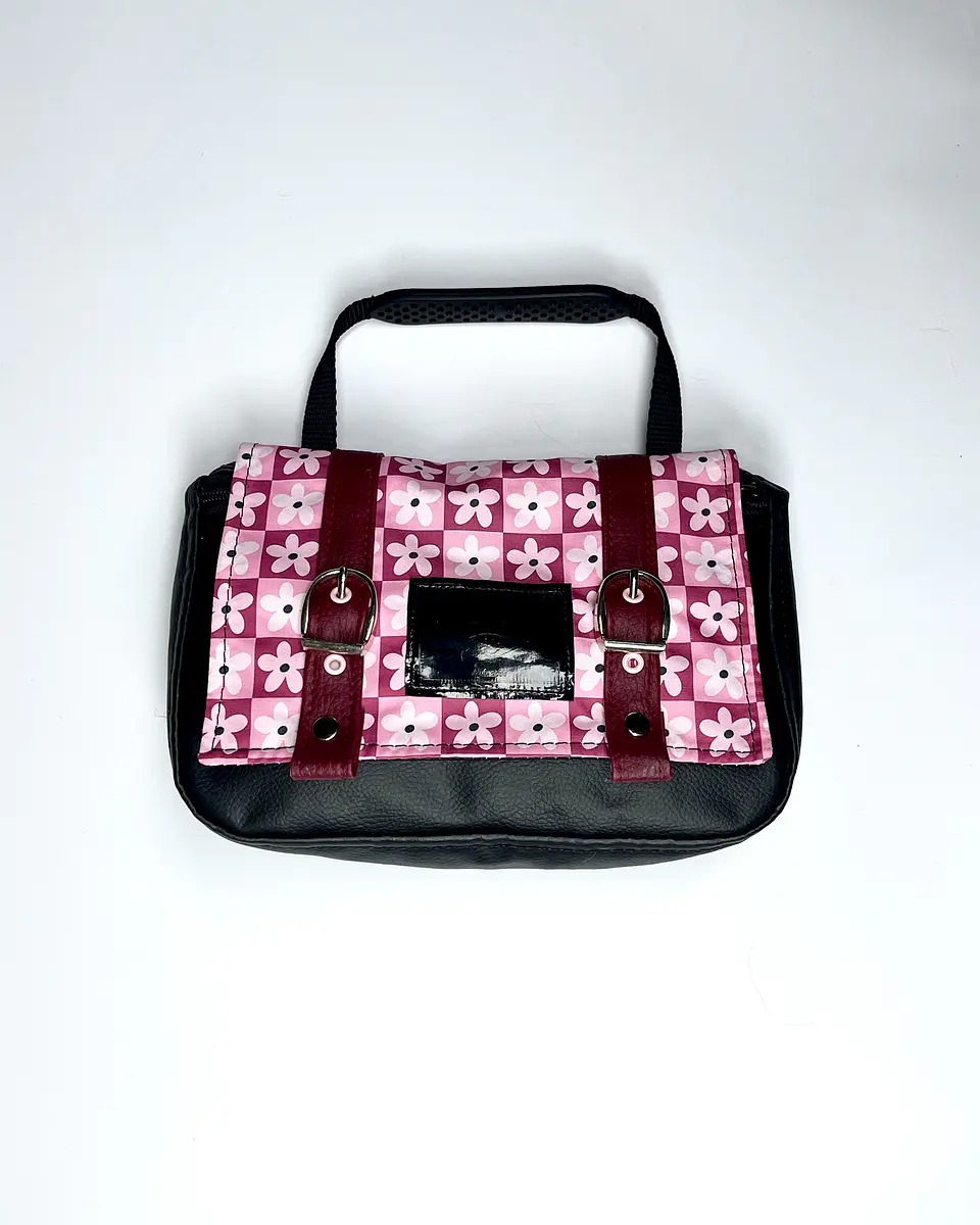 Bolso/Banano Sabrina Rosa y Magenta 1