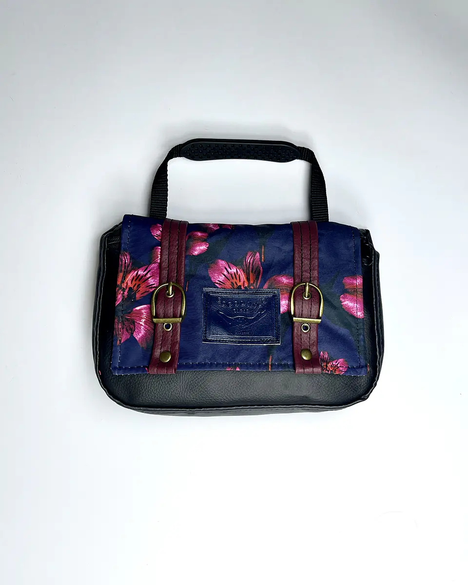 Bolso/Banano Sabrina Rojo y Azul 1