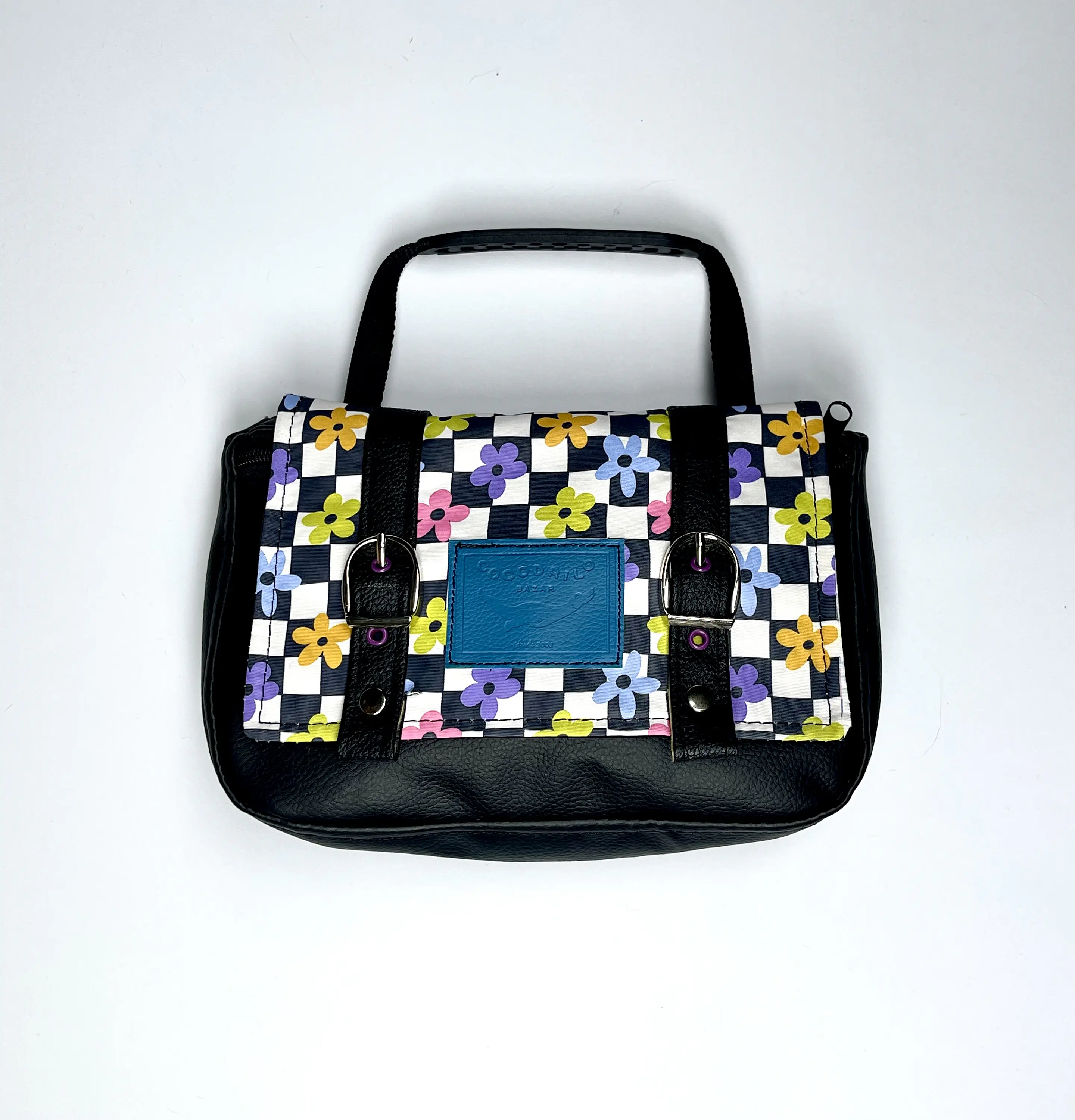 Bolso/Banano Sabrina Flores Ajedrez 1