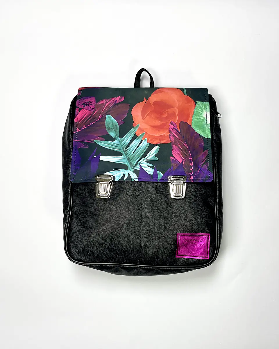 Mochila Raffa Hojas 1