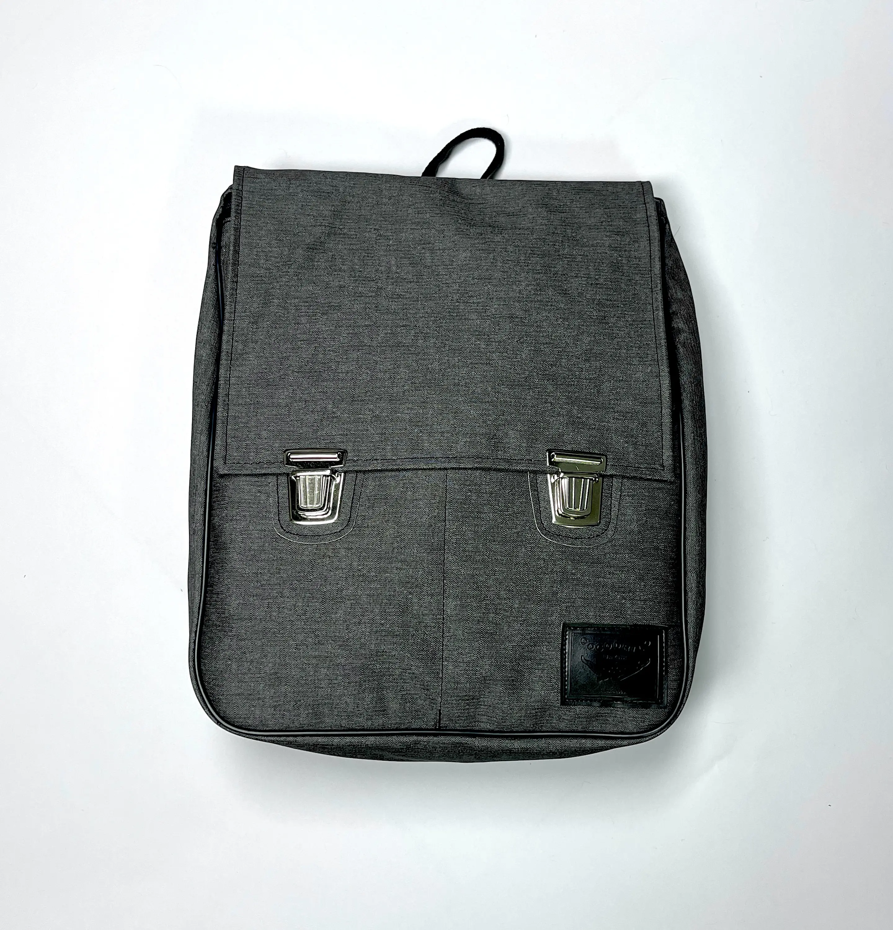 Mochila Raffa Gris Texturado 1