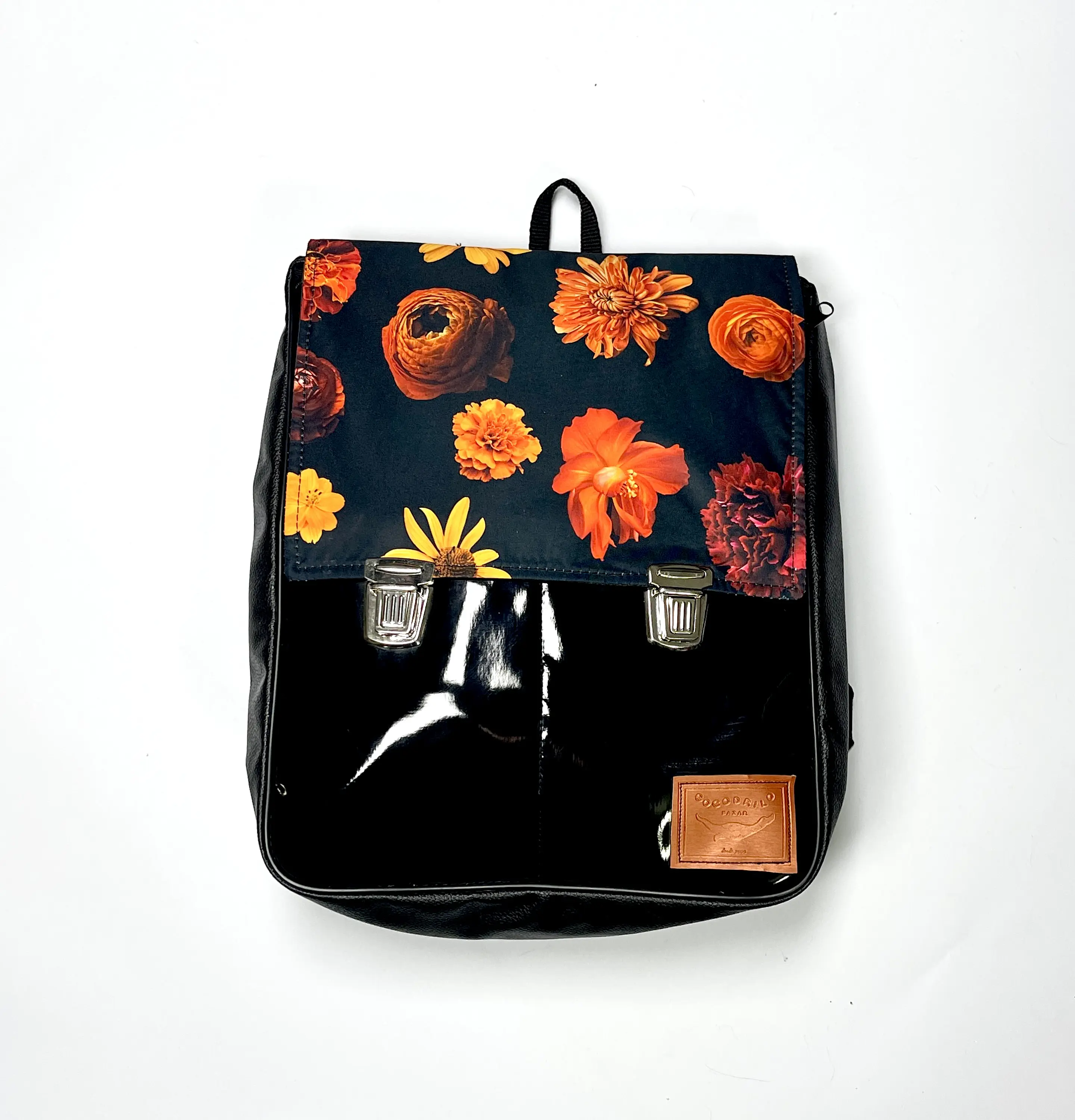 Mochila Raffa Flores Amarillas 1