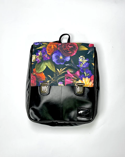 Mochila Raffa Full Flores 