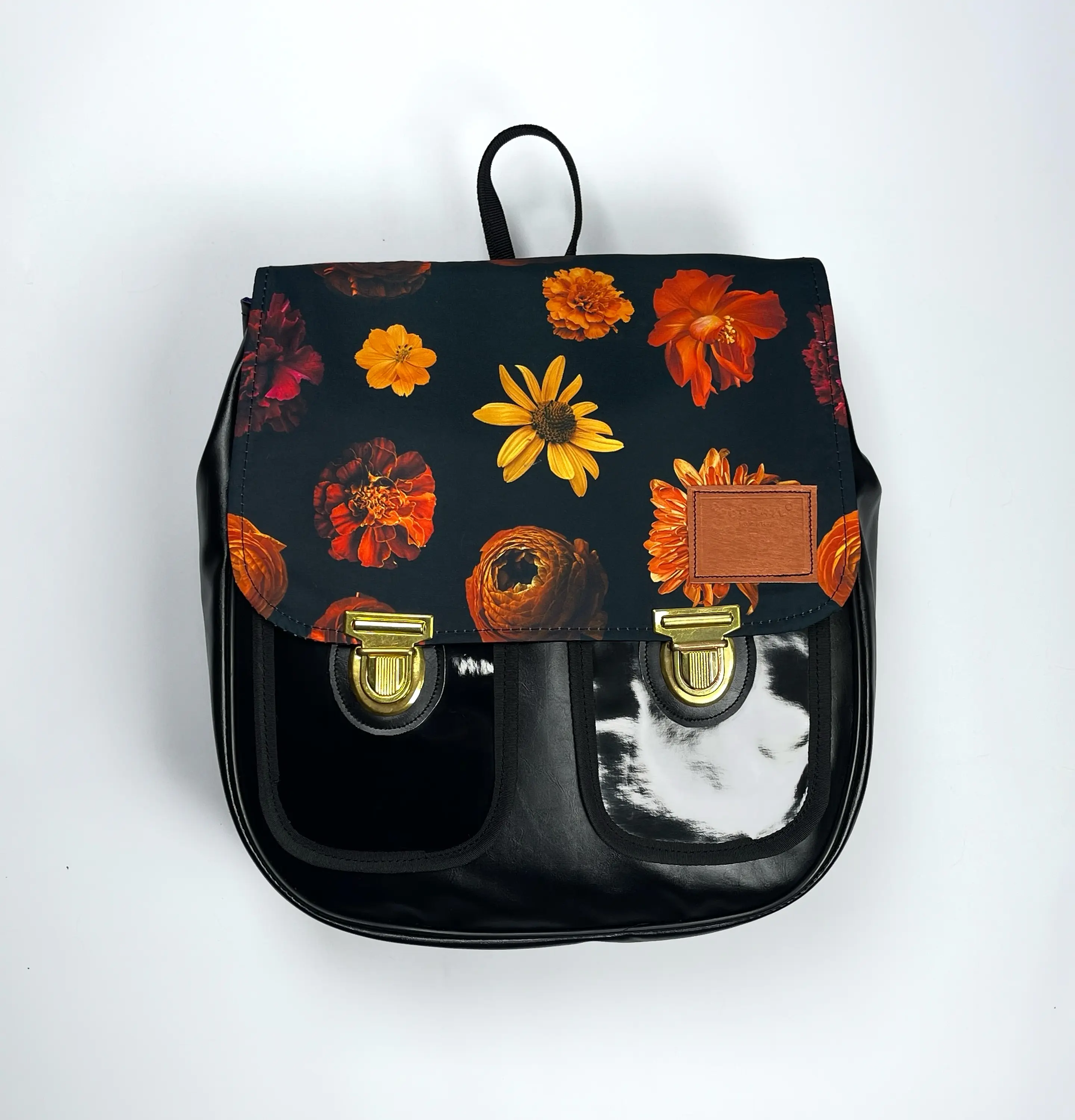 Mochila Ela Flores Amarillas 1