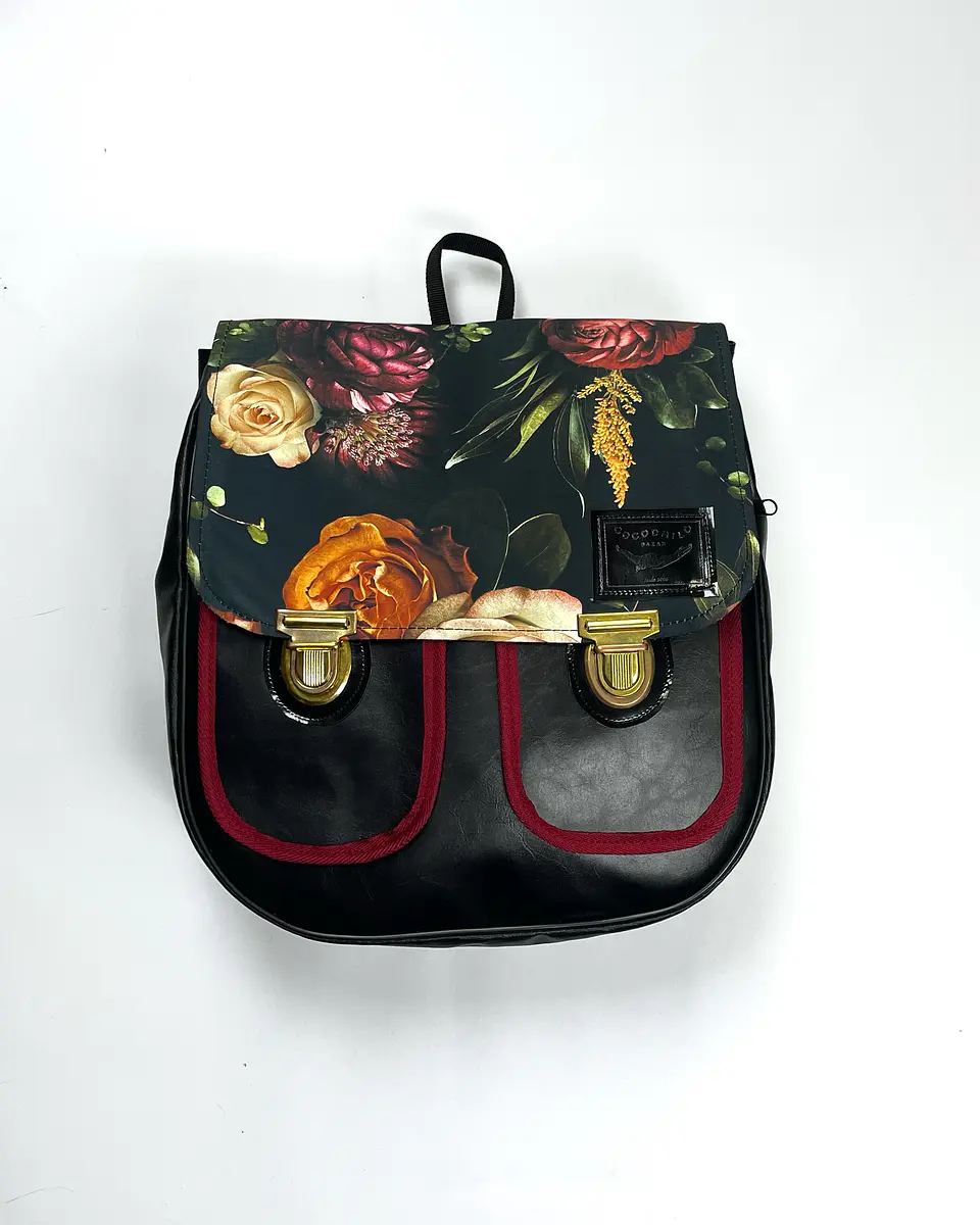 Mochila Ela Rosas 1