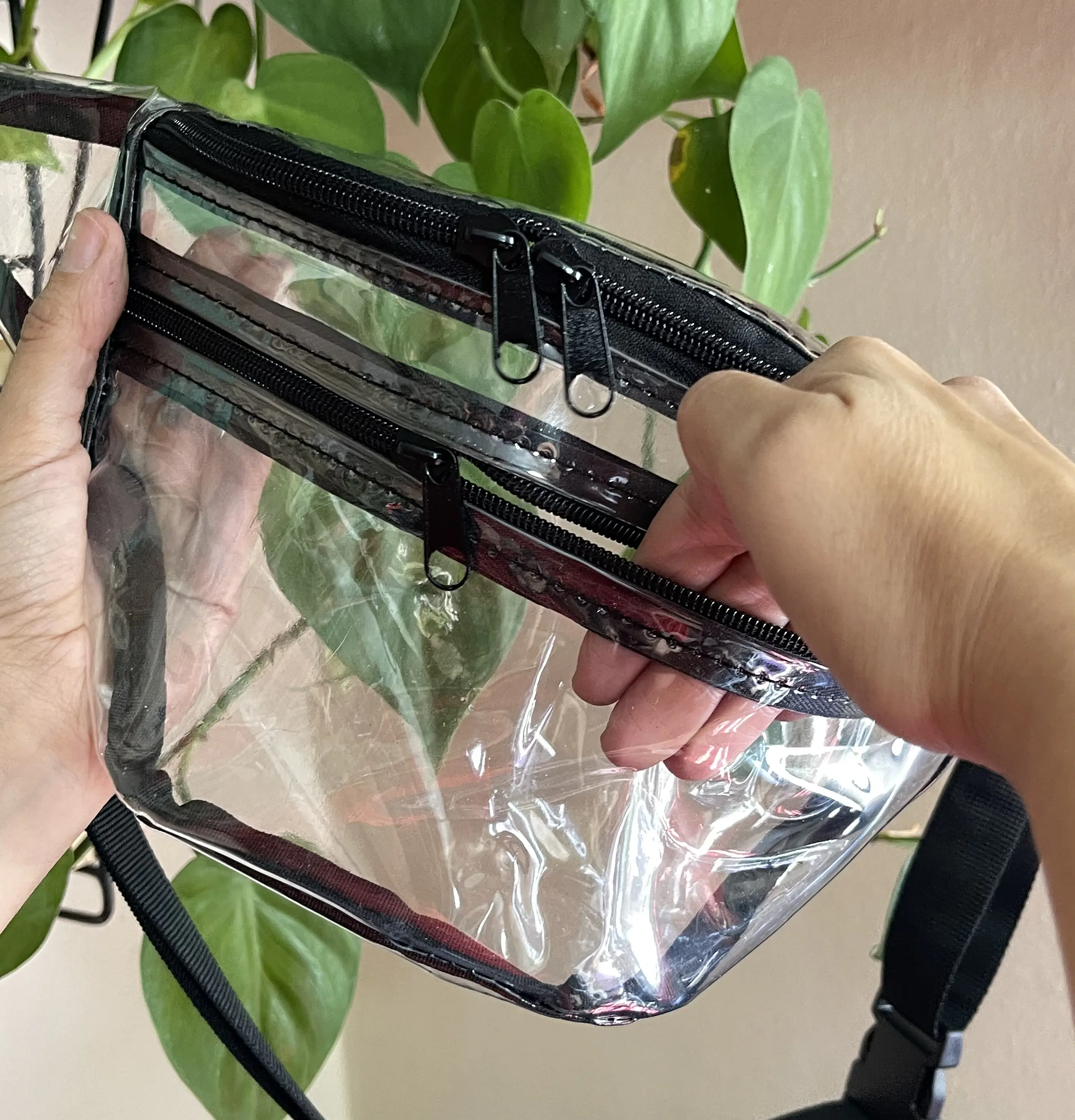 Banano transparente personalizado para eventos y festivales 2