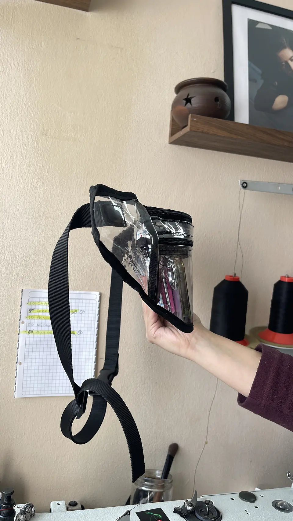 Banano transparente ideal para conciertos y festivales  2