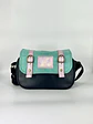 Cartera Nina Glitter Menta Detalles dorados y Rosa - Miniatura 1