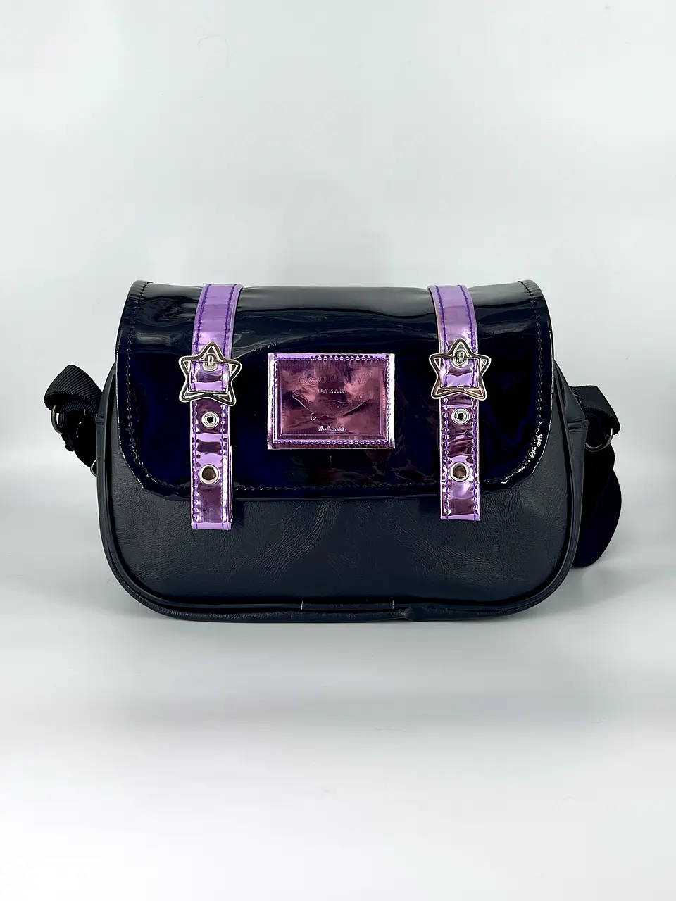 Cartera Nina Lila Metalizado y Charol  3