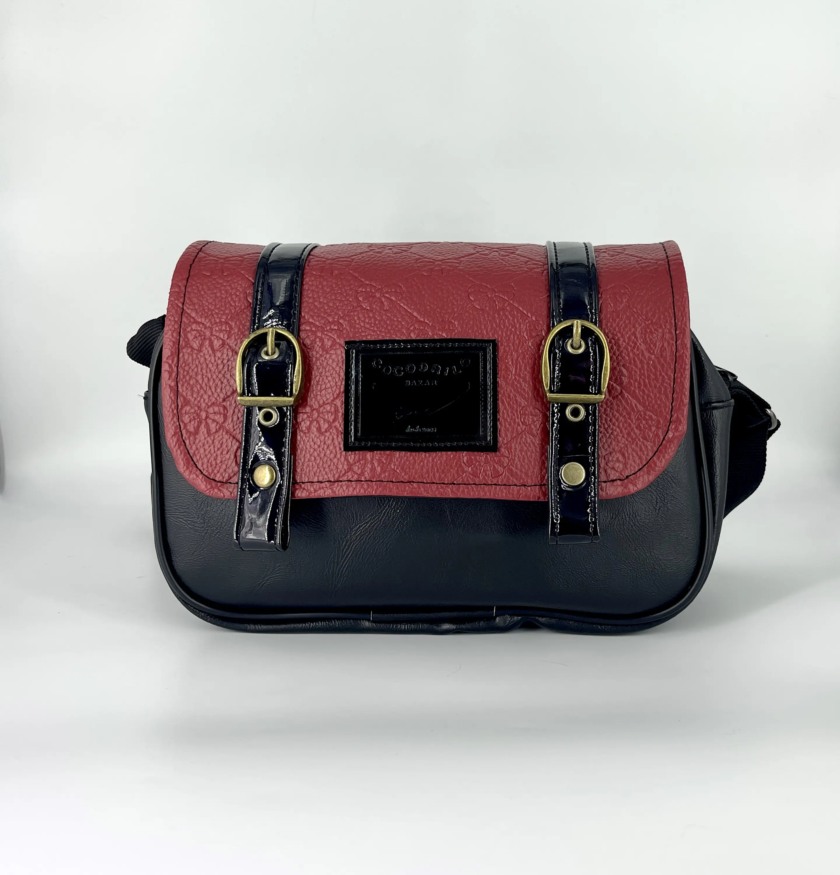 Cartera Nina Ribbons Burdeo 1