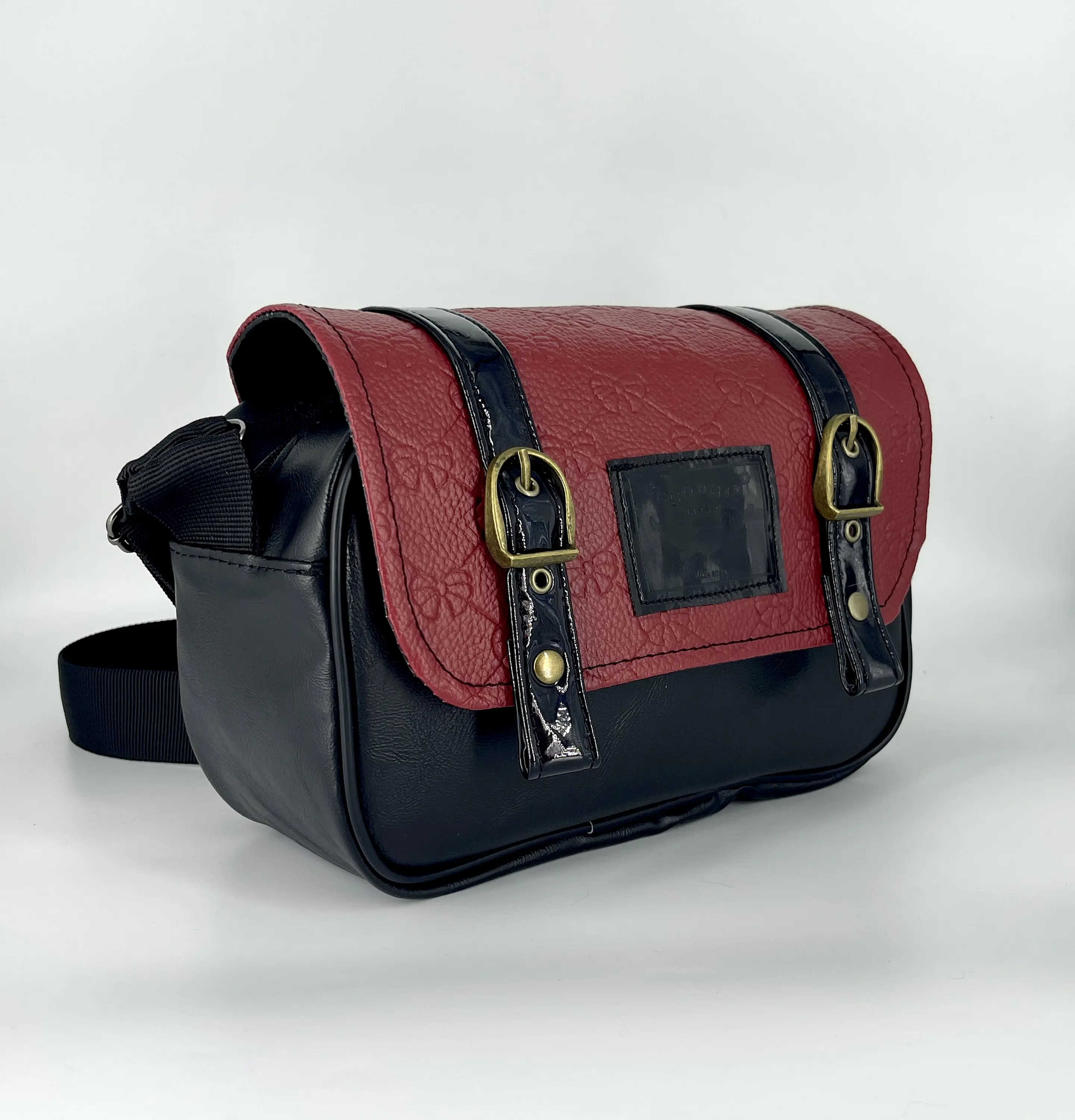 Cartera Nina Ribbons Burdeo 2