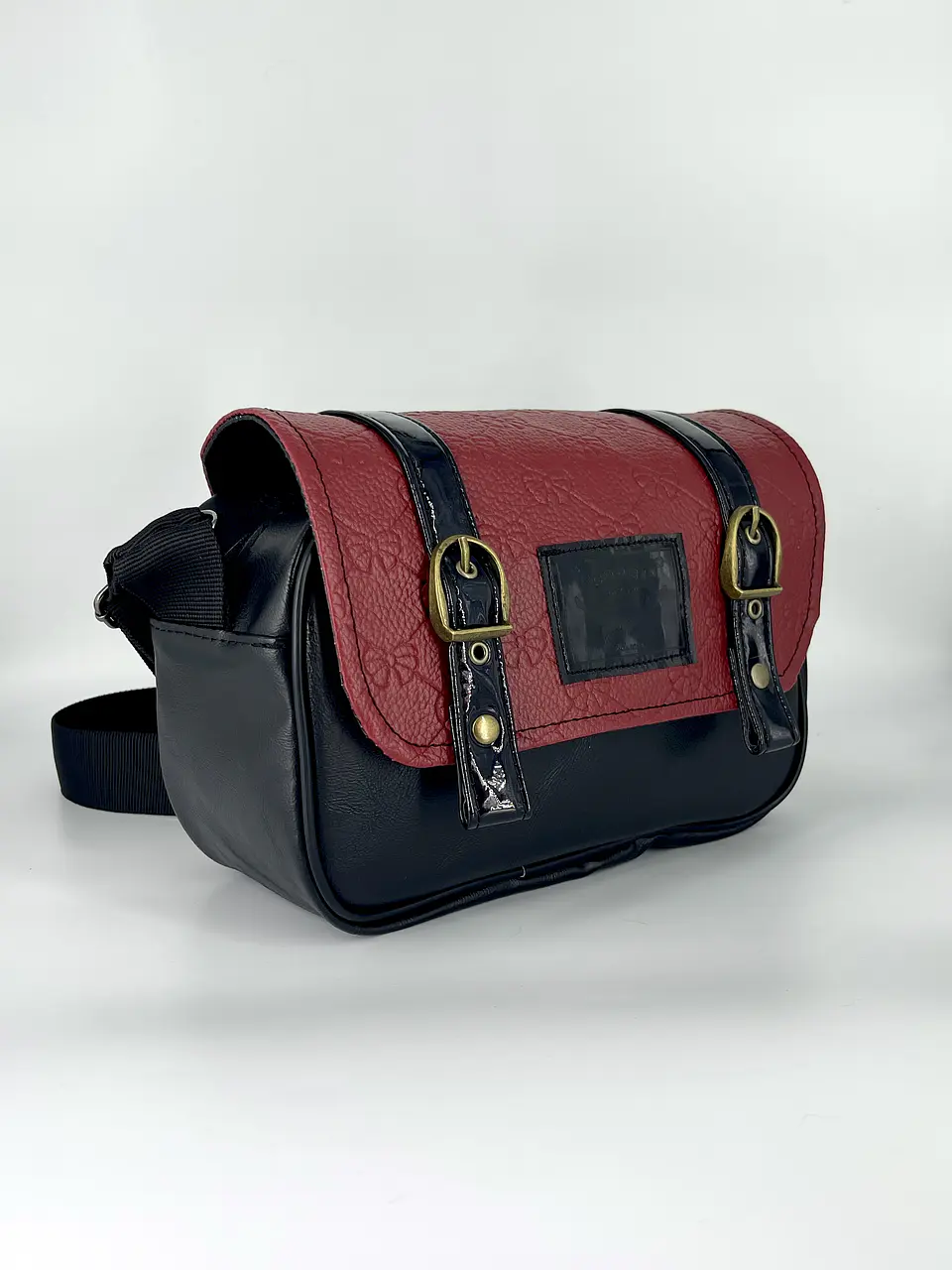 Cartera Nina Ribbons Burdeo 2