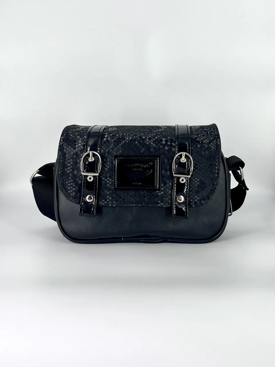 Cartera Nina Textura Full Negro 1