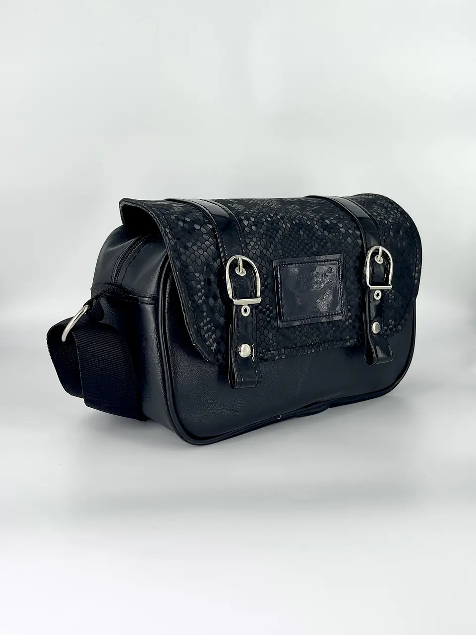 Cartera Nina Textura Full Negro 2