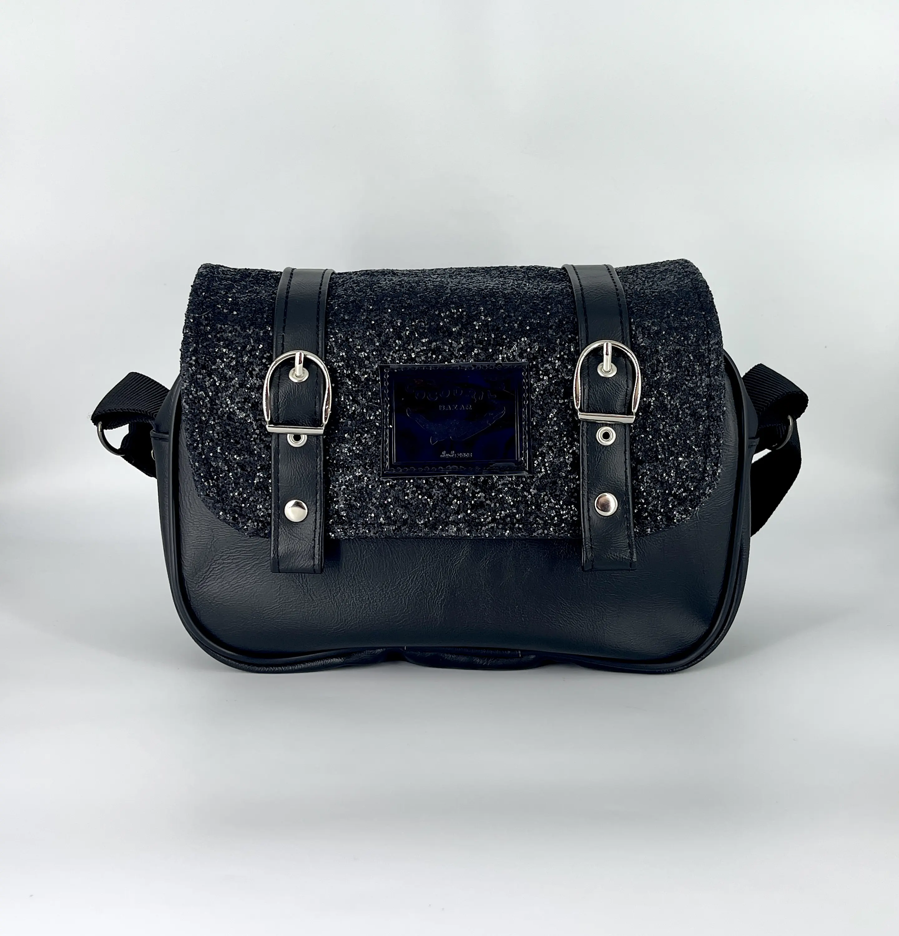 Cartera Nina Glitter Negro 2