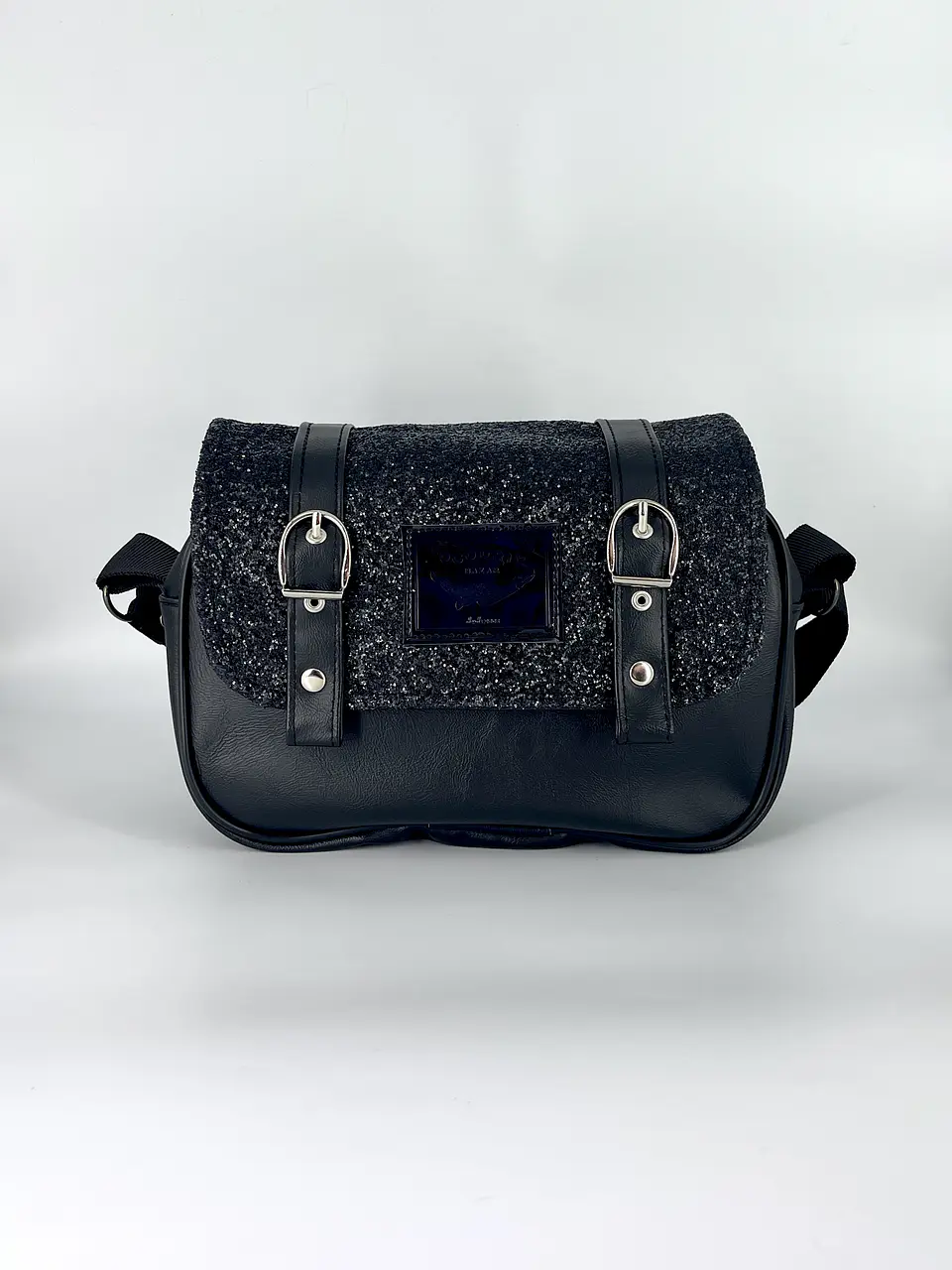 Cartera Nina Glitter Negro 2