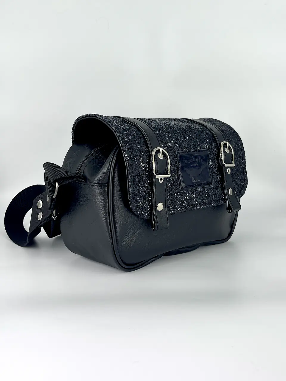 Cartera Nina Glitter Negro 3