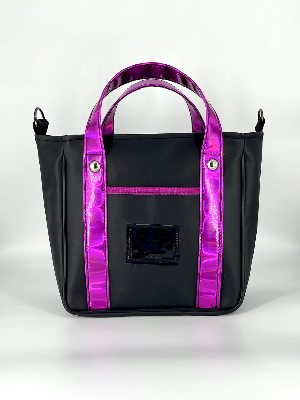 Mini Tote Hycka Negra Y Detalles Frozen Magenta 2
