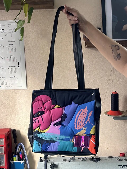 Totebag Alma Flor Abstracta