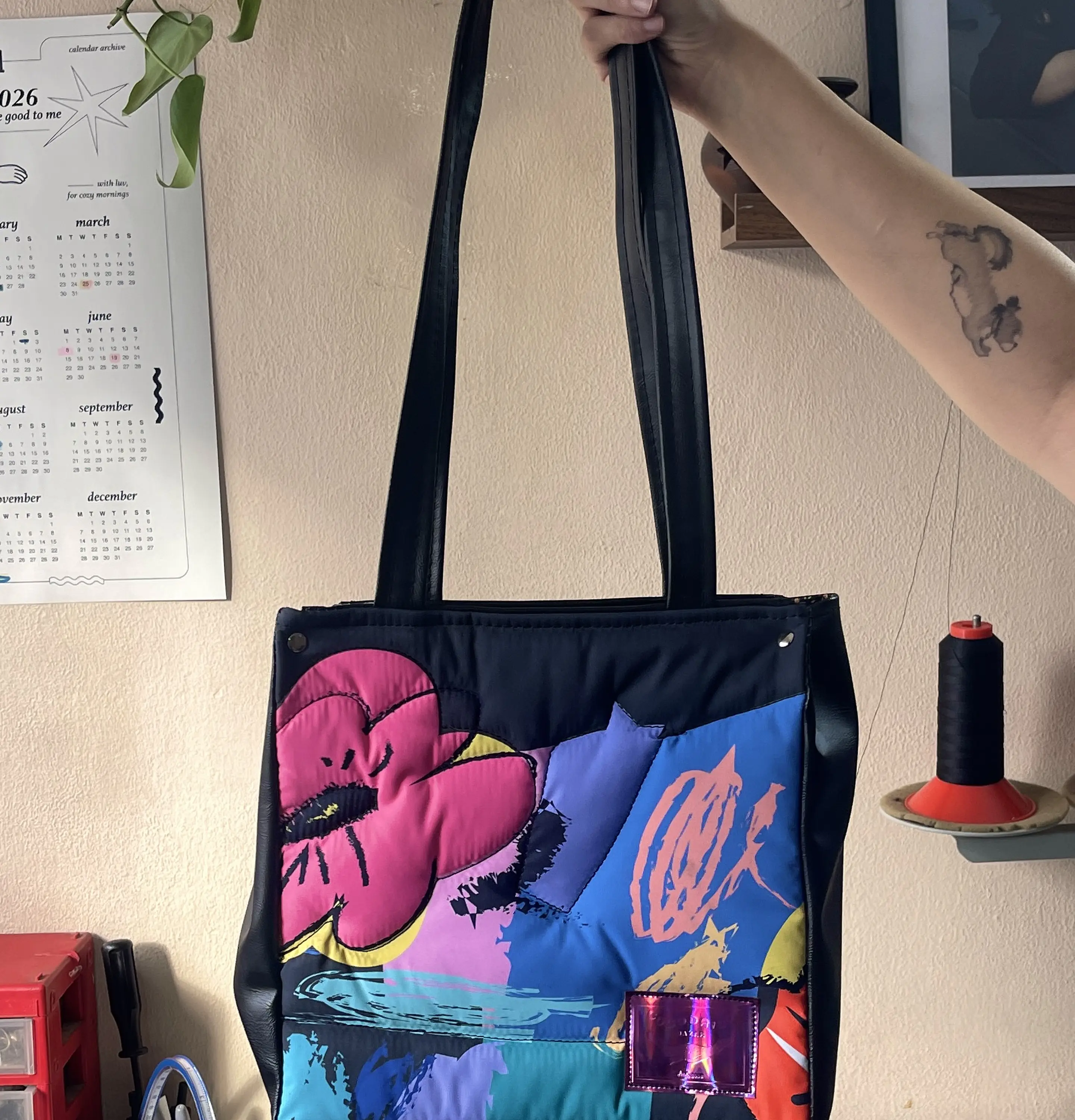 Totebag Alma Flor Abstracta 1