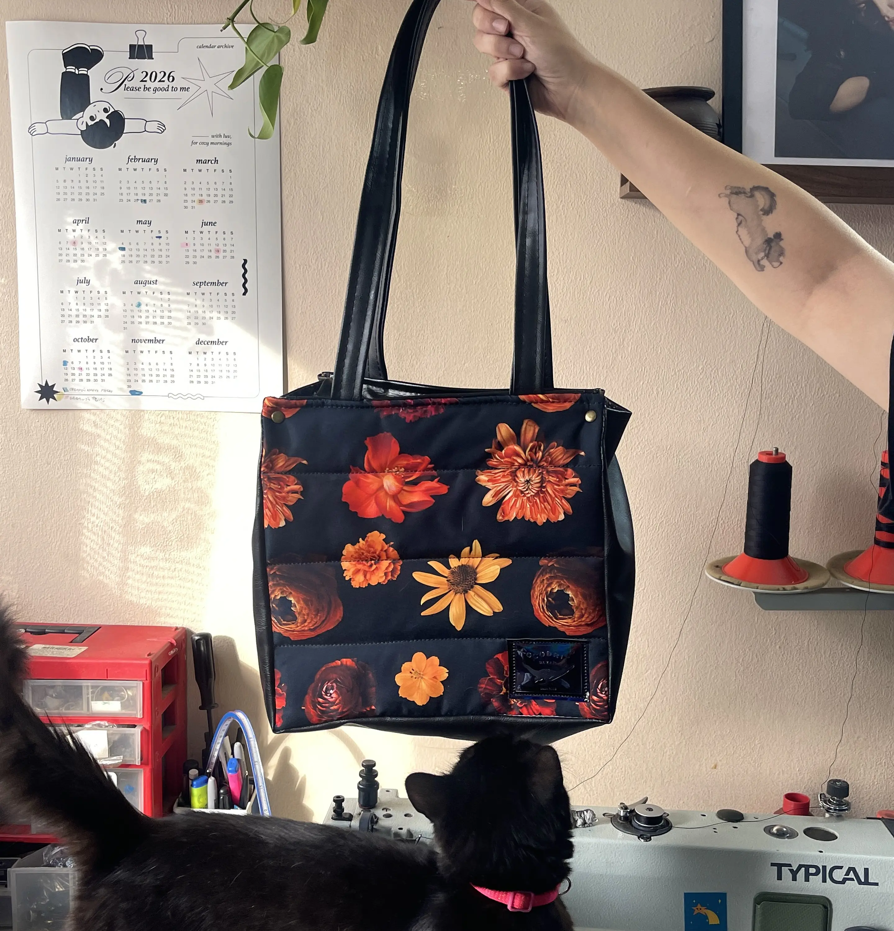 Totebag Alma Flores Amarillas 1