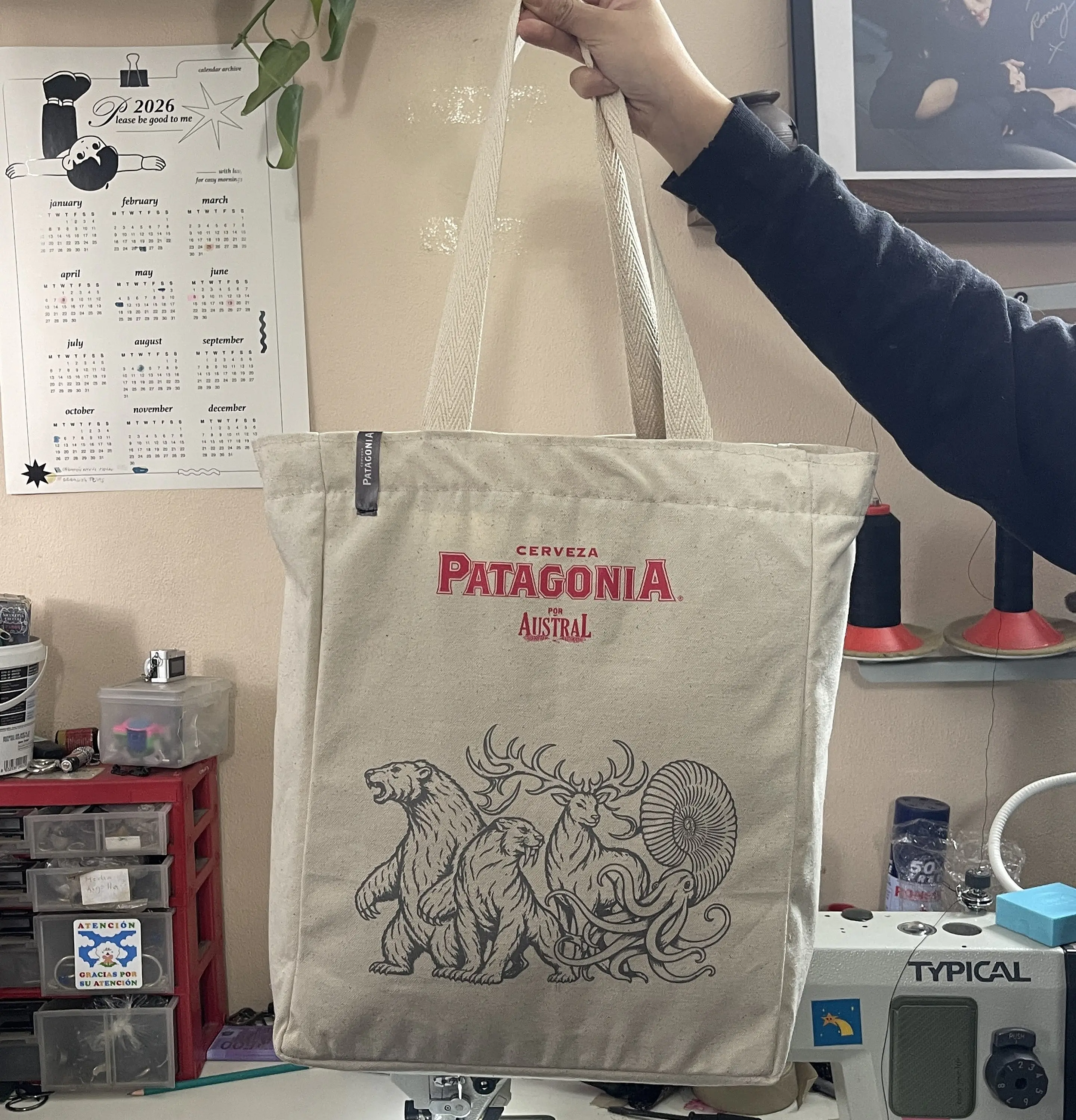 Totebag Lona Alto Gramaje Personalizada  1