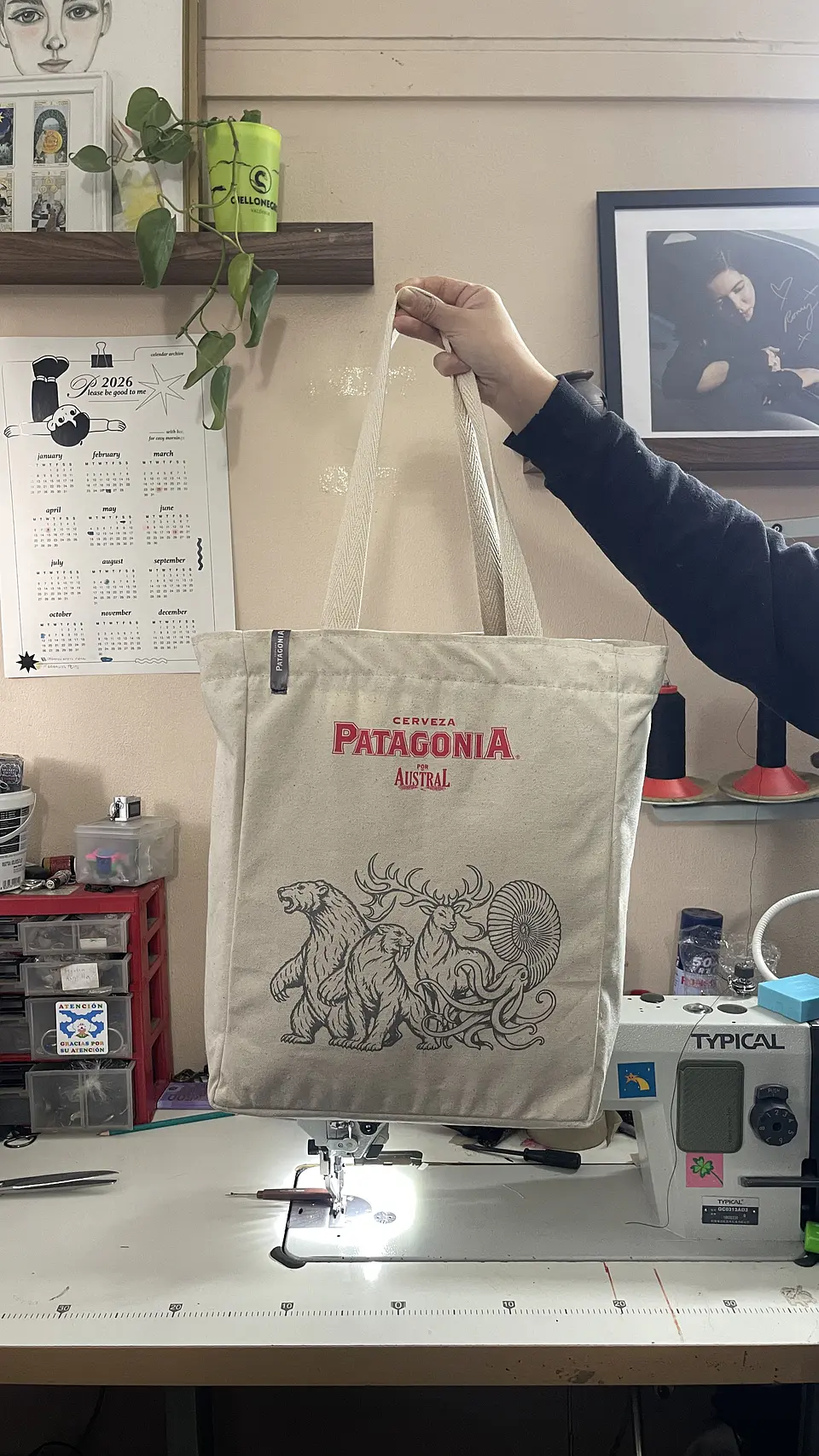Totebag Lona Alto Gramaje Personalizada  1