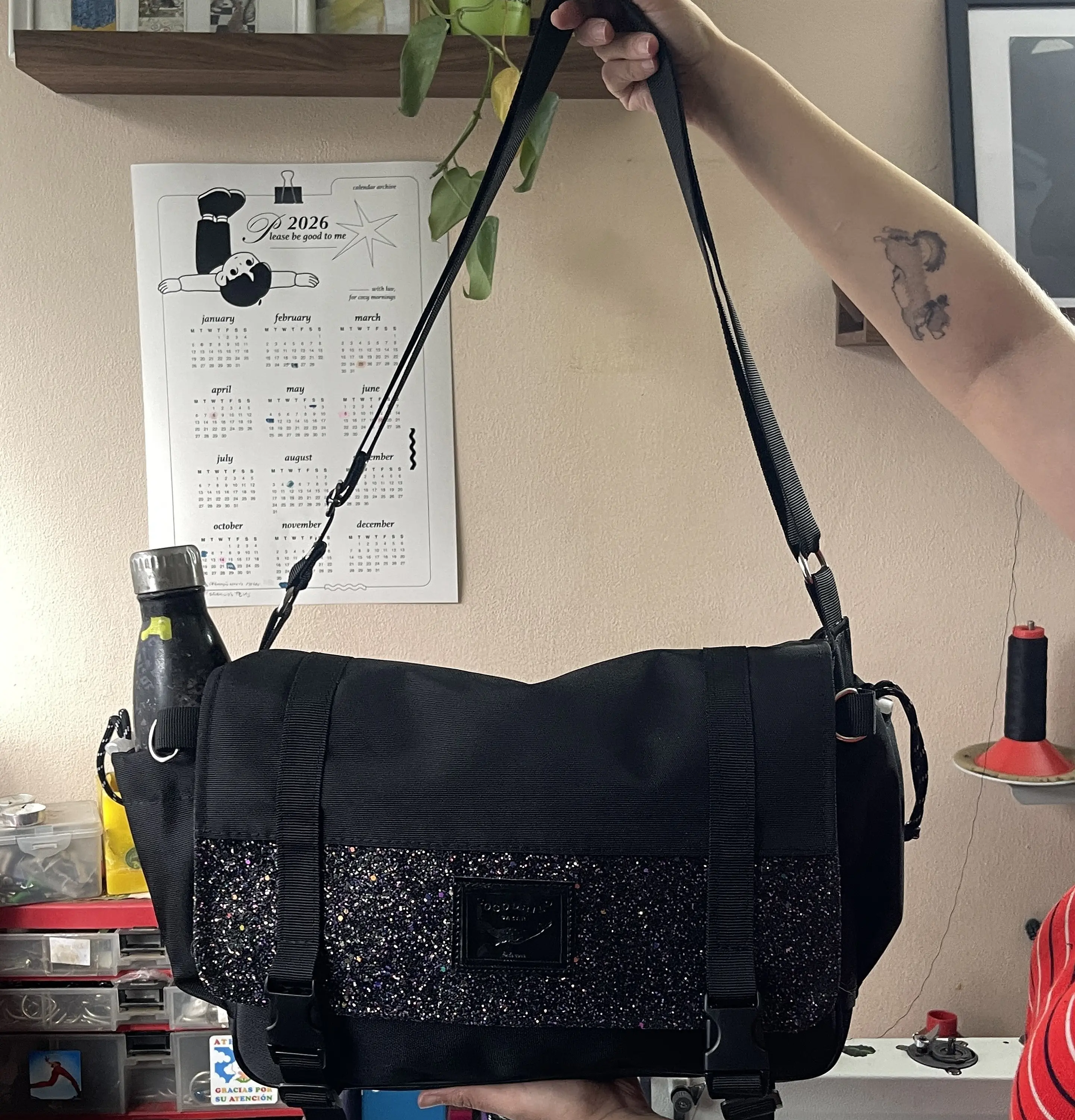Bolso Juno Crossbody Glitter 1
