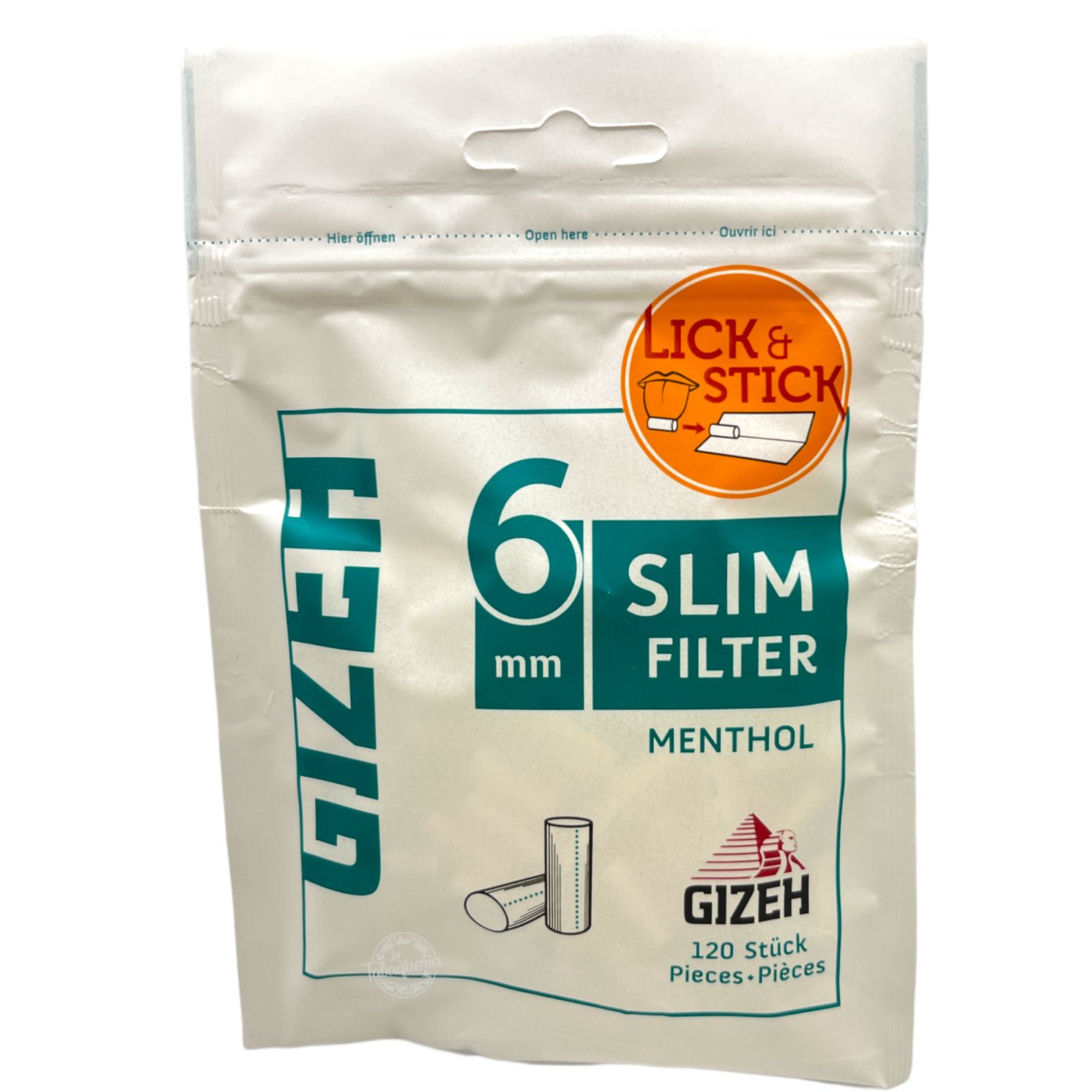 Filtros Gizeh Menthol $890xMayor