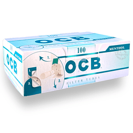 Tubos con Filtro Menthol OCB Cajetilla $790xMayor