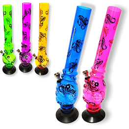 Bong Acrílico Diseños 32cm $9.990xMayor