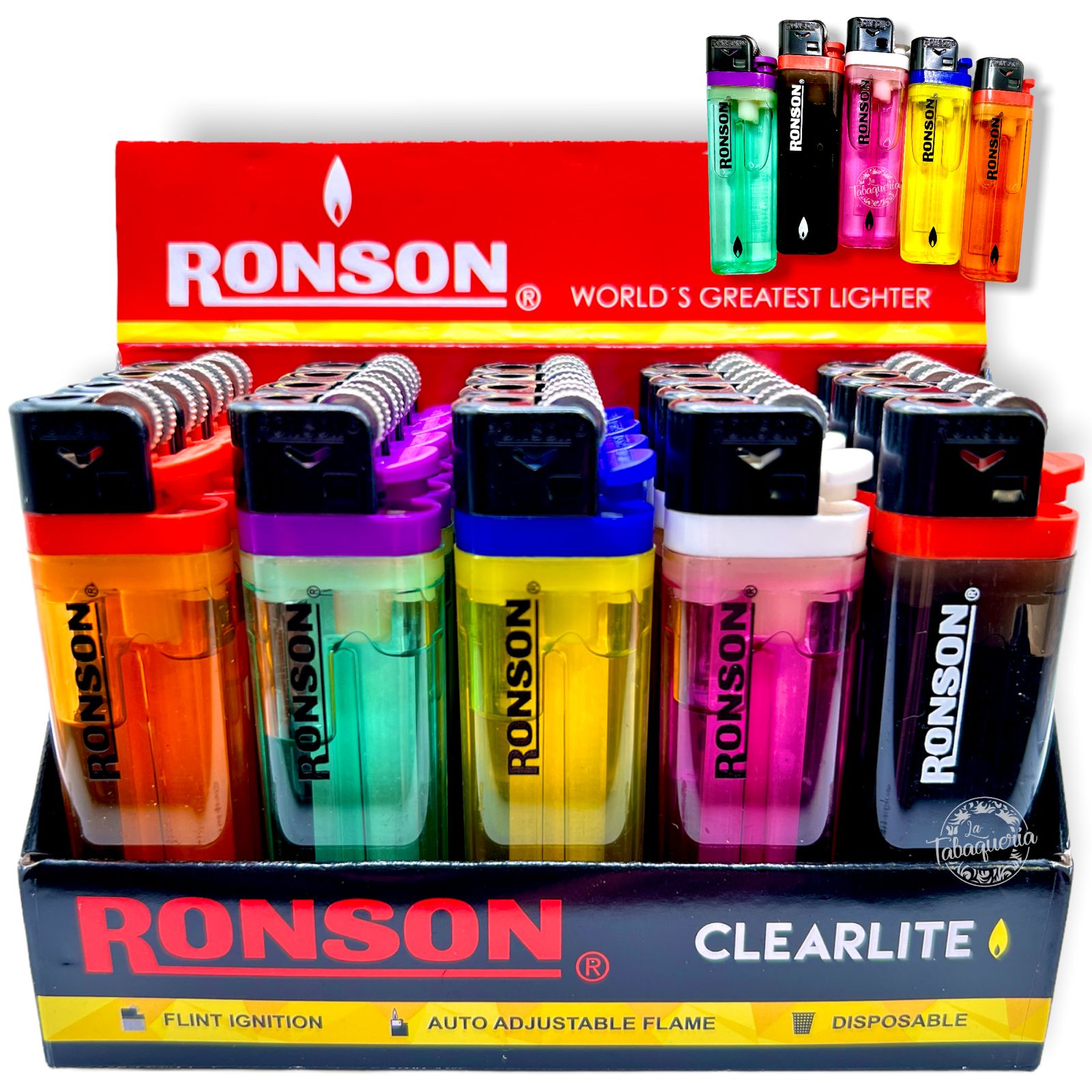 Encendedor Ronson Clearlite