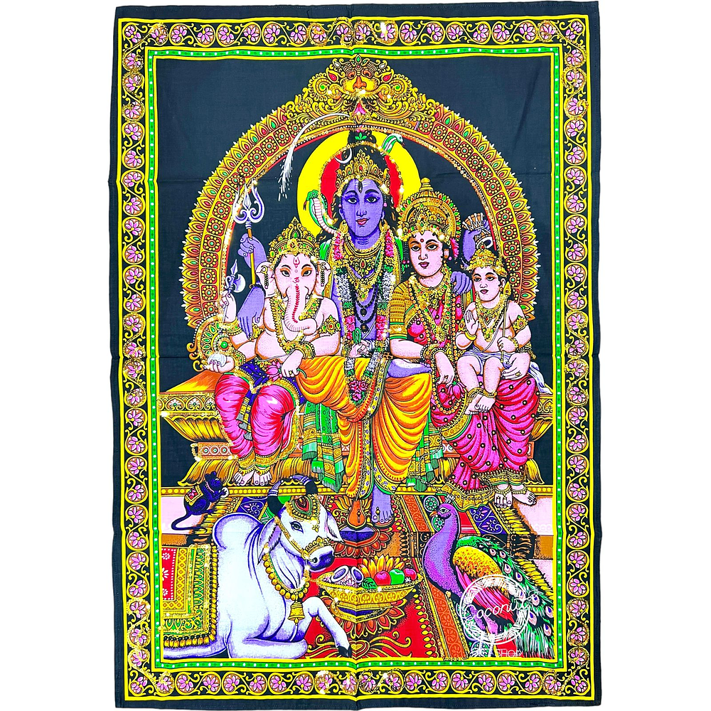 Mural Familia Lord Shiva $3.990xMayor 