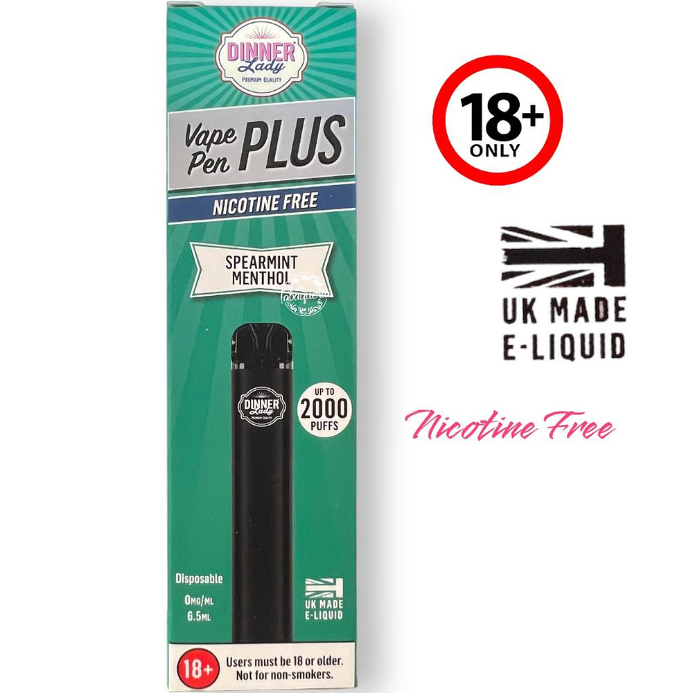 Vape Pen Plus Menthol de Menta Verde 2000Puffs 