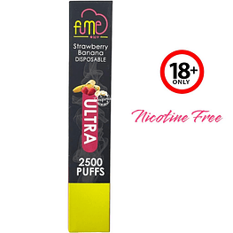 Vape Fume Ultra Banana-Frutilla 2500Puffs  