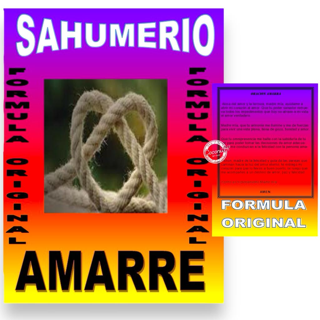 Sahumerio bolsa Amarre $690xMayor
