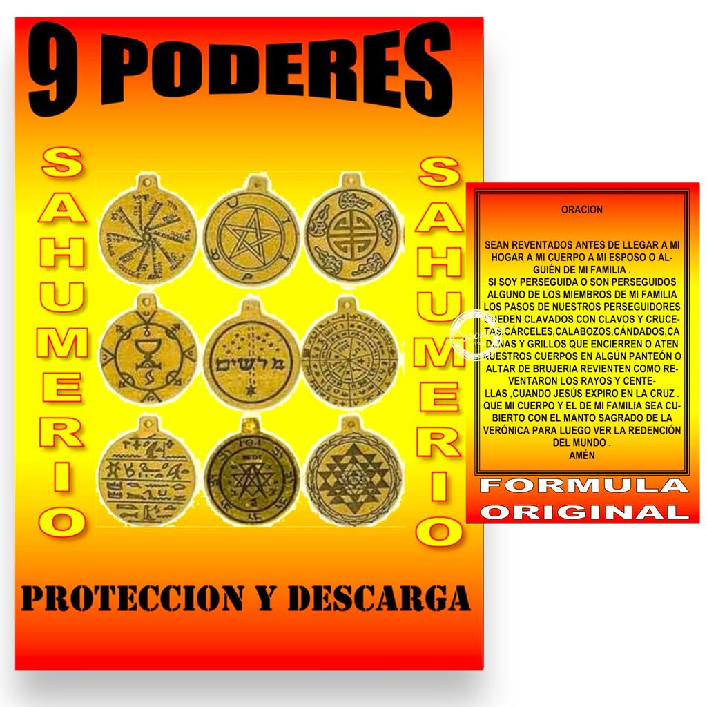 Sahumerio bolsa 9 Poderes $690xMayor