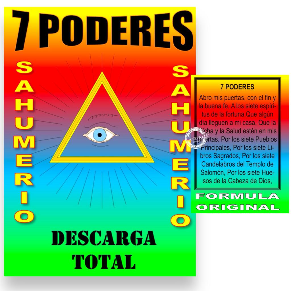 Sahumerio bolsa 7 Poderes $690xMayor