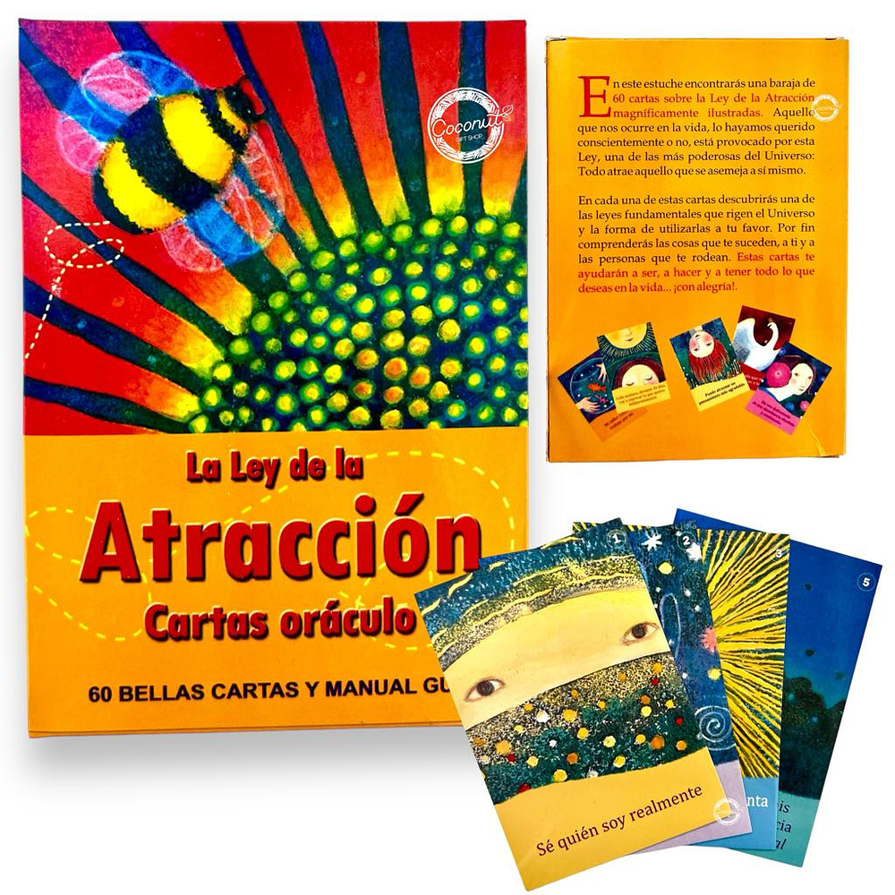 Cartas Tarot La Ley de Atracción $3.490xMayor 