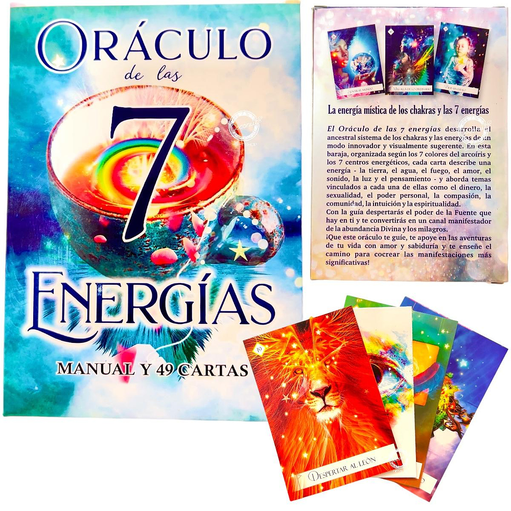 Cartas Oráculo de las 7 Energías $3.990xMayor 