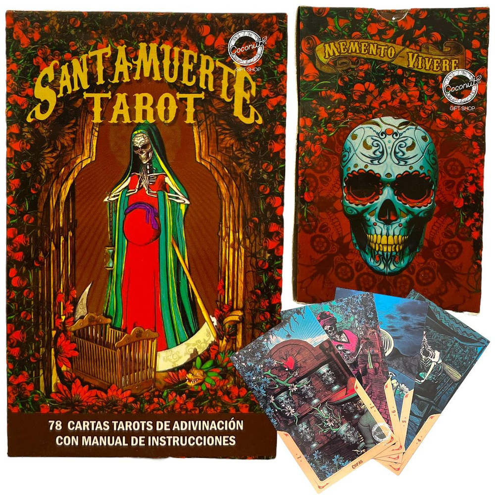 Cartas Tarot Santa Muerte $3.990xMayor