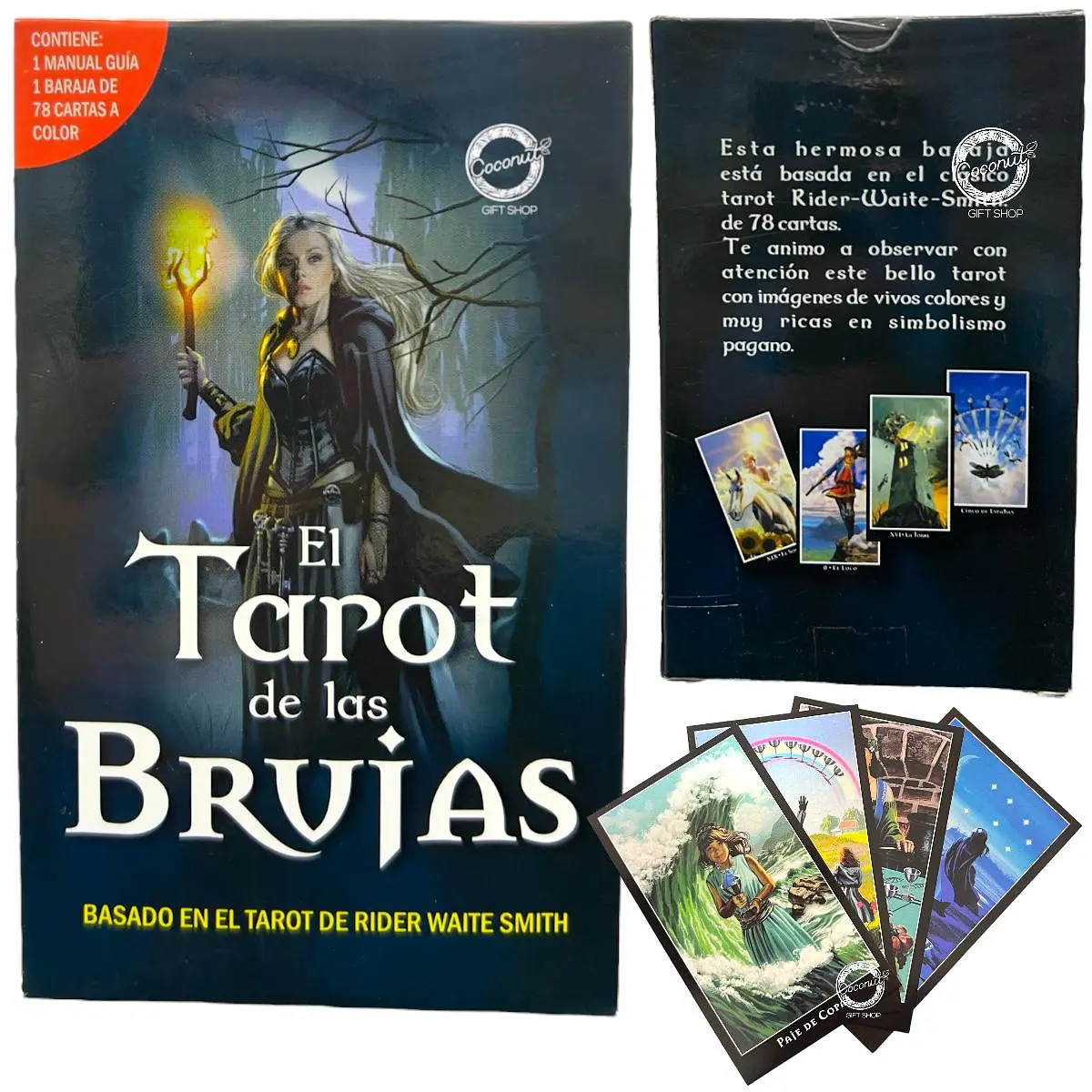 Cartas Tarot de las brujas $3.990xMayor