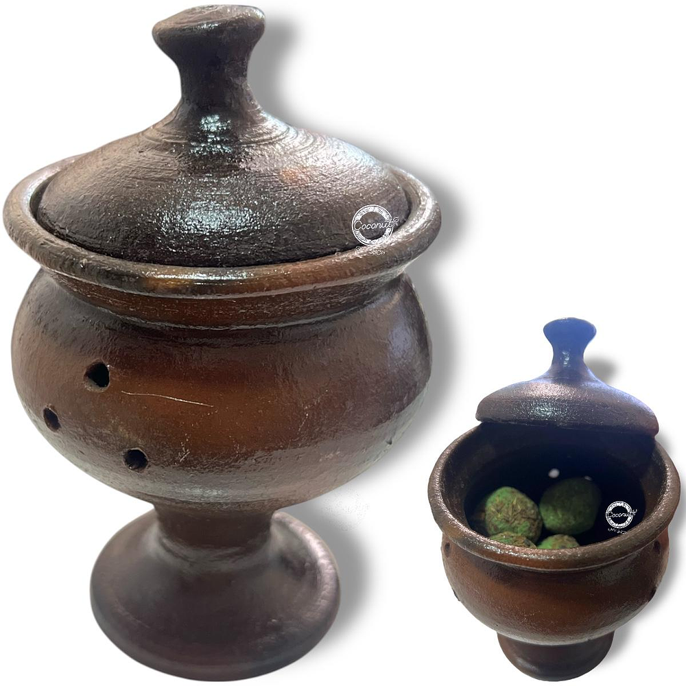 Sahumador de greda Occidente $5.990xMayor 